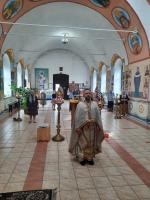 Богослужение в субботу 8-й седмицы по Пятидесятнице в Осиковке