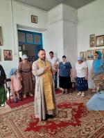 Богослужение в Никольском храме с. Талы