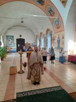 Богослужение в субботу 14-й седмицы по Пятидесятнице в Осиковке
