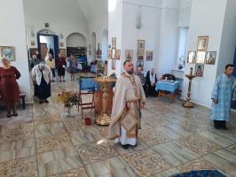 Богослужение в Неделю 16-ю по Пятидесятнице в Зайцевке