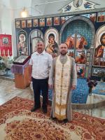 Иерей Алексий Жиляев встретился с казаками 