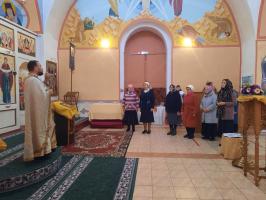 Богослужение в субботу 18-й седмицы по Пятидесятнице в Осиковке