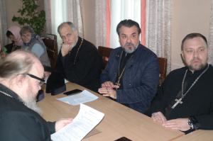 Иерей Алексий Жиляев принял участие в собрании клириков Богучарского церковного округа