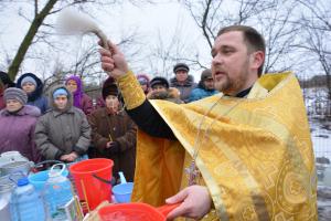 Чин великого освящения воды в Новобелой