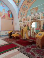 Богослужение в Покровском храме с. Осиковка