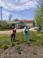 Субботник на территории Никольского храма с. Талы