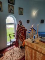 Богослужение в субботу Светлой седмицы в Новобелой 