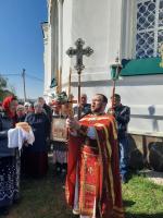 Иерей Алексий Жиляев совершил Божественную литургию в храме св. мч. Иоанна Воина г. Богучар